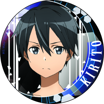 ソードアートオンライン　百景メモリアル缶バッジ　SAO_CAN027 うたプリ ASSDMS 缶バッジ 藍 -  日本